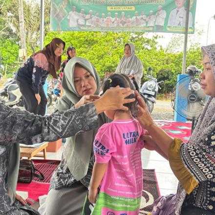 Wujudkan Masyarakat Sehat, Kegiatan Posyandu Teratai I dan Posbindu Desa Tanah Abang Disambut Antusi